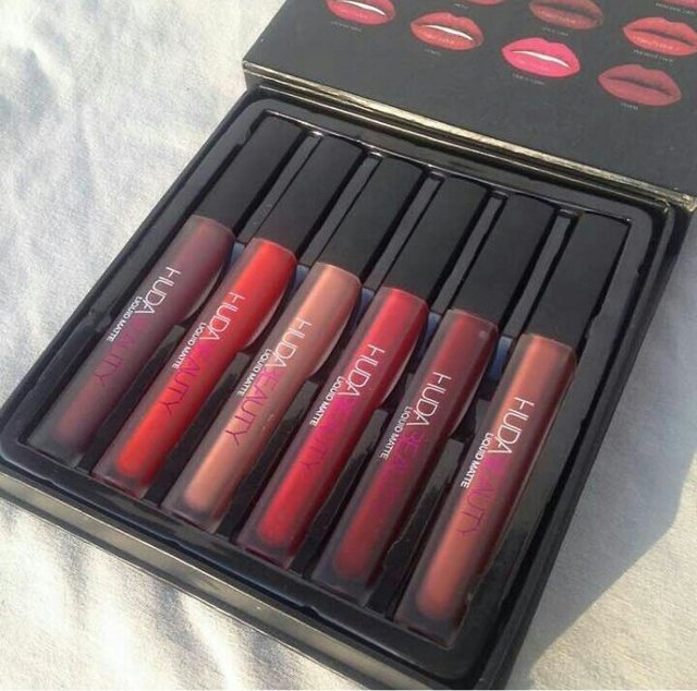 huda beauty lipstick set of 6
