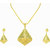 Indian Gold Jewellery Golden Colour Copper Wedding Necklace Set with earrings for Girls and Women