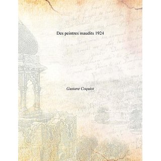 Buy Des Peintres Maudits 1924 Online 660 From Shopclues