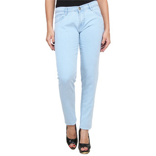 light blue color jeans