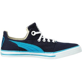 puma blue casual shoes