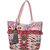 White And Red Hand Bag