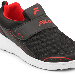 Fila Mens Smash Lite V Blk Rd Lifestyle Shoes