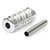 Imported Silver Tone Aluminum Alloy Tattoo Machine Grip Tube with Stem Tattoo Supply