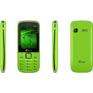 Mtech L6+ Dual Sim Feature Phone - Green Black