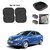 AutoStark Car Window Sunshades And Easy to install (Black) ForTata Zest