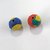 S N ENTERPRISES SNE1124 (DIAMETER 2.1 INCH) SMALL MUSICAL BALL COMBO OF 2   (COLOR ASSORTED, PACK OF 2) FOR PETS