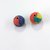 S N ENTERPRISES SNE1124 (DIAMETER 2.1 INCH) SMALL MUSICAL BALL COMBO OF 2   (COLOR ASSORTED, PACK OF 2) FOR PETS