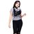 Selfiwear Women's Multicolor Embroidered Polyester Stoles