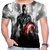 Raves Men's Poly Cotton T-shirts (Captain America)