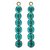 eshoppee Loose glass beads for jewellery making and home decoration 8 strings set of 2