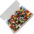 eshoppee handmade 8mm round assorted colors glass beads for jewellery making and home decoration 200 gm