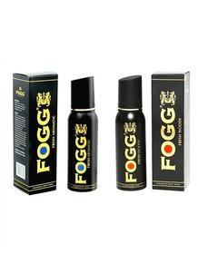 Fogg Black Collection Fragrances Deo Deodorants Body Spray For Men  Pack Of 2 Pcs