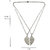 Guarantee Ornament House Silver Plated Silver Alloy Pendant with chain For Women