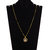 Guarantee Ornament House Gold Plated Gold Alloy Pendant with chain For Women