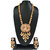 JewelMaze Gold Plated Gold Brass & Copper Necklace Set For Women