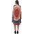 Nakoda Creation Women's Rayon Block Print Anarkali Midi Dress,Multicolor(Fit to All-S_M_L_XL_XXL)
