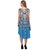 Nakoda Creation Pack of 2 Rayon Multicolor Umbrella Cut Midi Dress For Women (Free Size-Fit to All-S_M_L_XL_XXL)