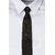 SCHARF Men's Black Micro fibre Pocket Sqaures Tie