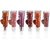 Mars Multi Fashion Color Crystal Lipgloss Pack Of 6-agph 