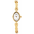 Golden Chain White Dial Ladies Designer Wrist Watch