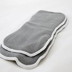 Tinytots Set Of 2 Bamboo Charcoal Inserts (5 layered) for cloth diapers