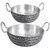 Generic Aluminum Cookware Set (kadhai 4litters,kadhai 2.5litters,frypan 22cm) Silver