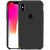 APG I Phone X High Quality Premium Silicone Case Back Cover for iPhone X ( 10 ) Black
