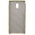 Stuffcool Leather Hard Back Case Cover for Nokia 3 - Gold (Feather Light Weight Case)