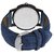 Blue Leather Sports Watch For Boys And Men By Varni Retail