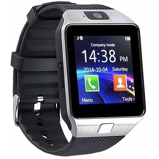 Micromax Superfone Canvas A100 CompatibleWireless Bluetooth Sim Supported Watch M9Black for Android Smart Phones by Casreen available at ShopClues for Rs.1699