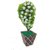 Adaspo Artificial Heart Plant Best Gift For Her / Him For Valentine ( 31X17X10 CM ) (White)