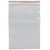 BEZAL 6 x 8 Transparent Zip Lock Plastic Bags Self Sealing Storage Pouch Pack of 100