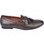 Messi Men's Brown Synthetic Leather Loafers.