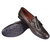 Messi Men's Brown Synthetic Leather Loafers.