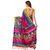 Leeps Prints Multicolor Bhagalpuri Silk Printed Saree With Blouse