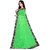 GJKheni New Fancy Designer Neon Green Lycra Lashka Saree With Blouse Piece