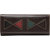 Brown Color Horizontal Triangular Striped Ladies Wallet PU Leather Purse Wallet Clutch For Women