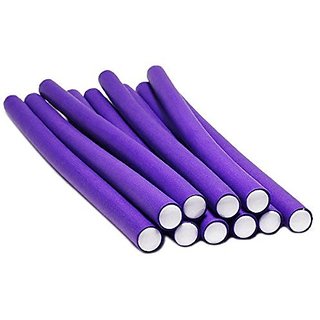 Homeoculture Rods Of 10 Pieces Hair Curling Flexi Rods Magic Air Hair Roller Curler And Hair Sticks