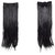 Homeoculture Black 5 clip 24inches Straight hair extension with free golden rose