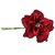 Homeoculture Red Velvet Stem Flower Hair Clips | Pack of 2 pieces | looks like Natural Flower | Latest Design Hair Accessories
