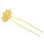 Homeoculture Golden Metal Hair Pin for Women (JUDABOXG)