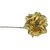 Homeoculture Golden Shimmering Stem Flower Hair Clips | Pack of 2 pieces | looks like Natural Flower | Latest Design Hair Accessories