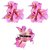 Homeoculture Violet Orchid Flower Hair Clips | Pack of 2 pieces | looks like Natural Flower | Latest Design Hair Accessories
