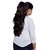Homeoculture 20 inches Black Synthetic Hair Extension for Instant Styling