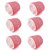 Homeoculture Pack Of 6 Jumbo Hair Rollers For Women