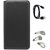 TBZ PU Leather Flip Cover Case for Lenovo Vibe K5 Plus with Car Charger and Data Cable -Black