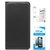 TBZ PU Leather Flip Cover Case for LYF Water 10 with Nossy Sim Adaptor and Tempered Screen Guard -Black