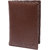 Brown Color PU Passport Wallet Card Holder ID Document Holder Organiser Passport Cover For Men