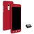 TBZ 360 Degree Protection Front & Back Case Cover for Motorola Moto G5 Plus with Cute Micro USB OTG Adapter -Red